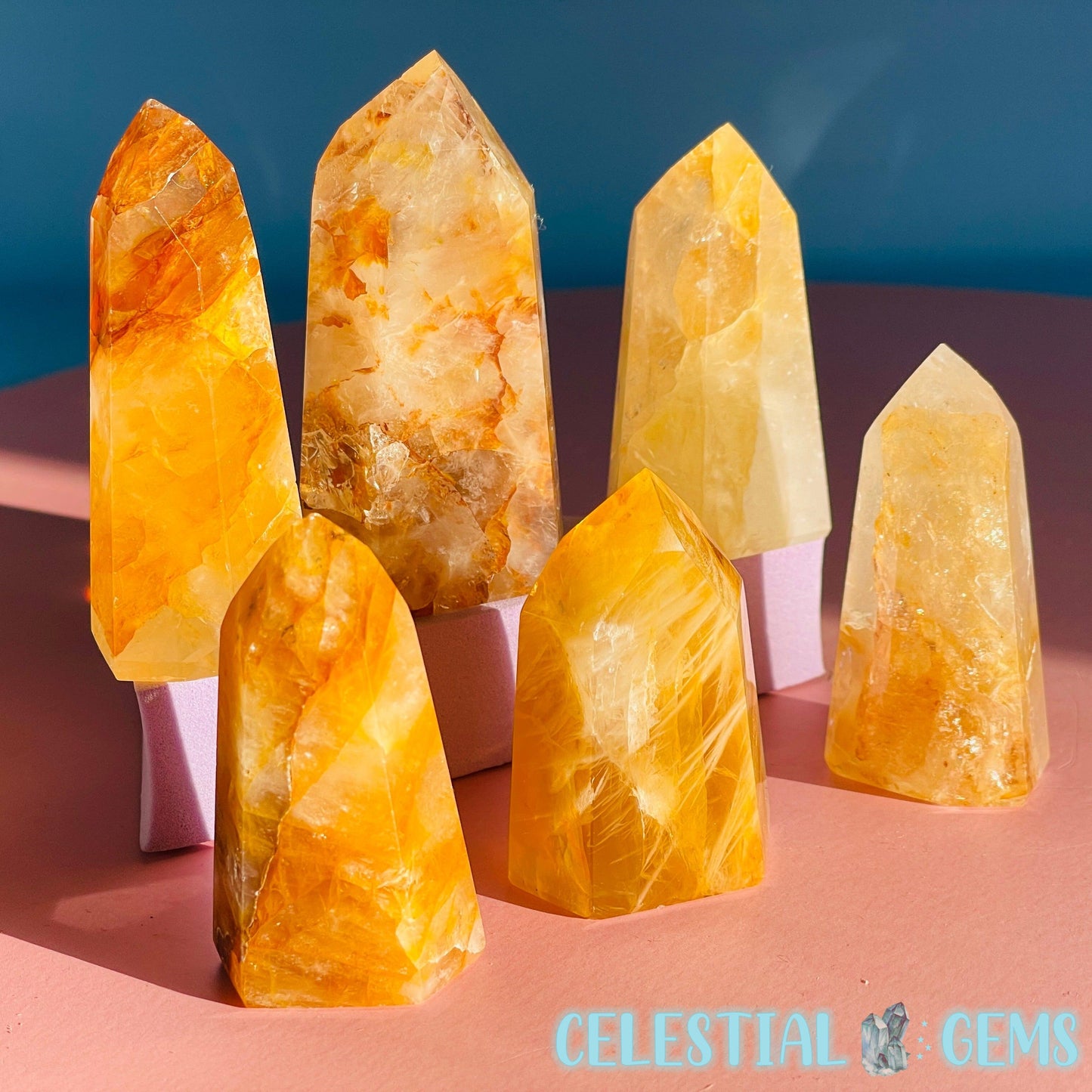 Golden Healer (Hematoid) Quartz Small Tower