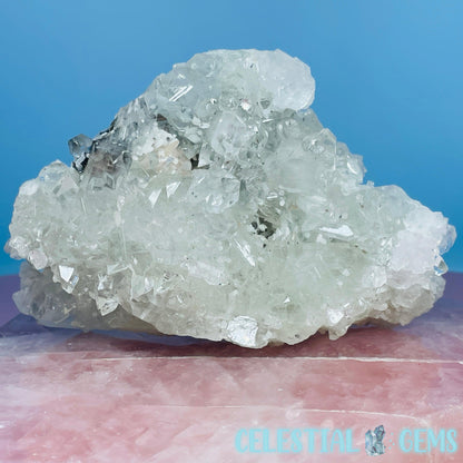 A Grade Diamond Apophyllite + Heulandite Medium Cluster