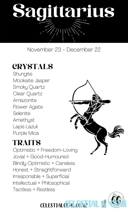 Sagittarius Zodiac Deluxe Crystal Saver Set (Includes 925 Silver Necklace!)