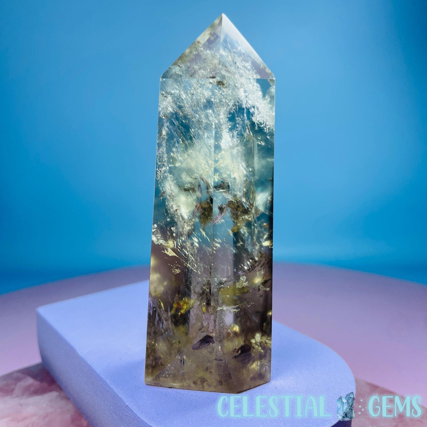 Natural Smoky Citrine Medium Tower