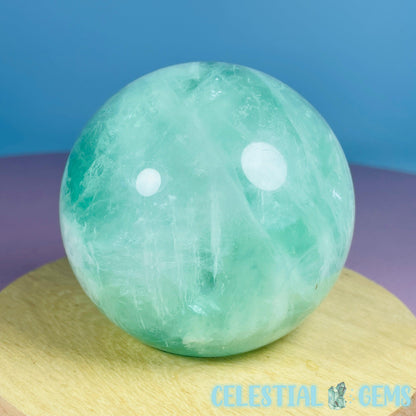 Green Fluorite Large Sphere (UV Reactive)