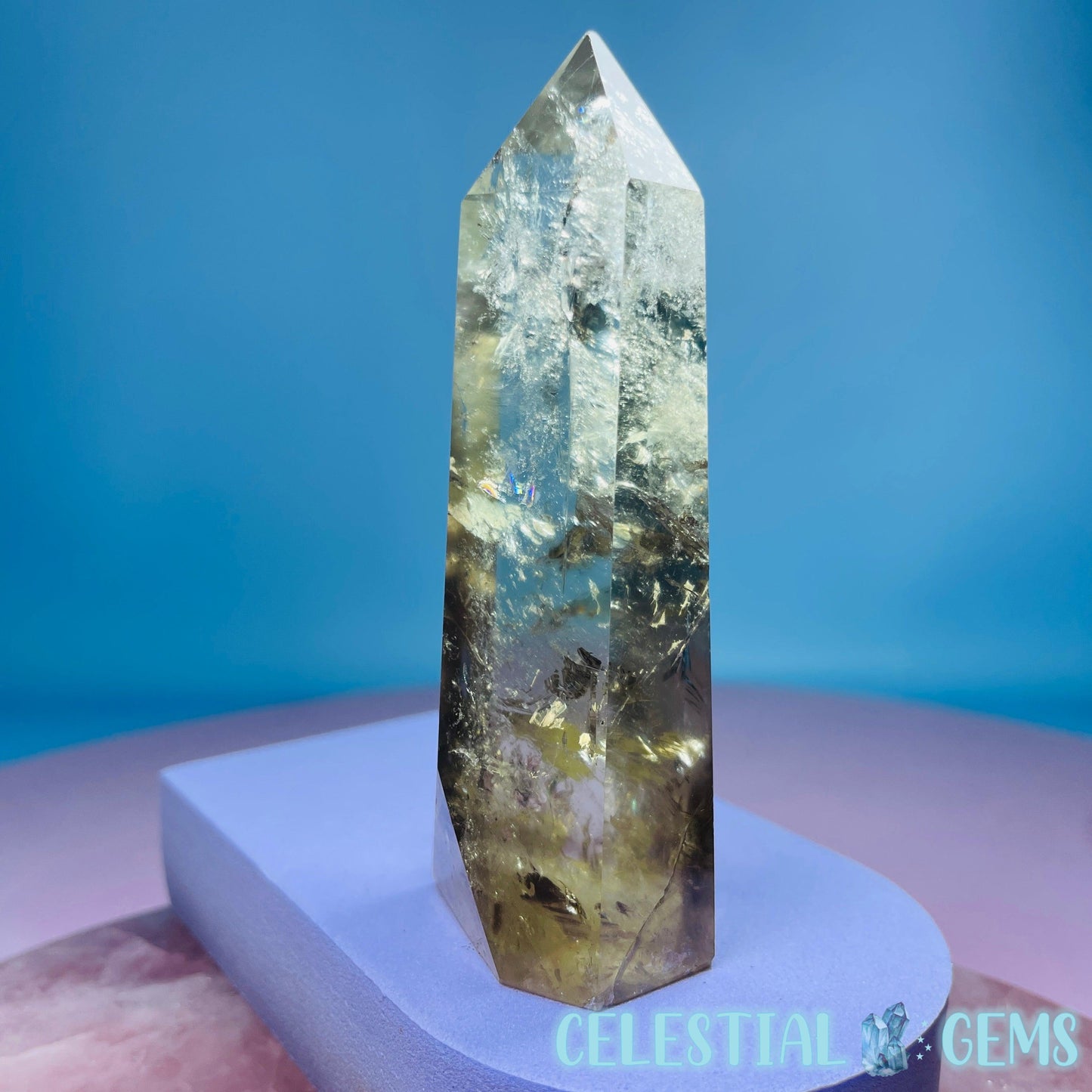 Natural Smoky Citrine Medium Tower
