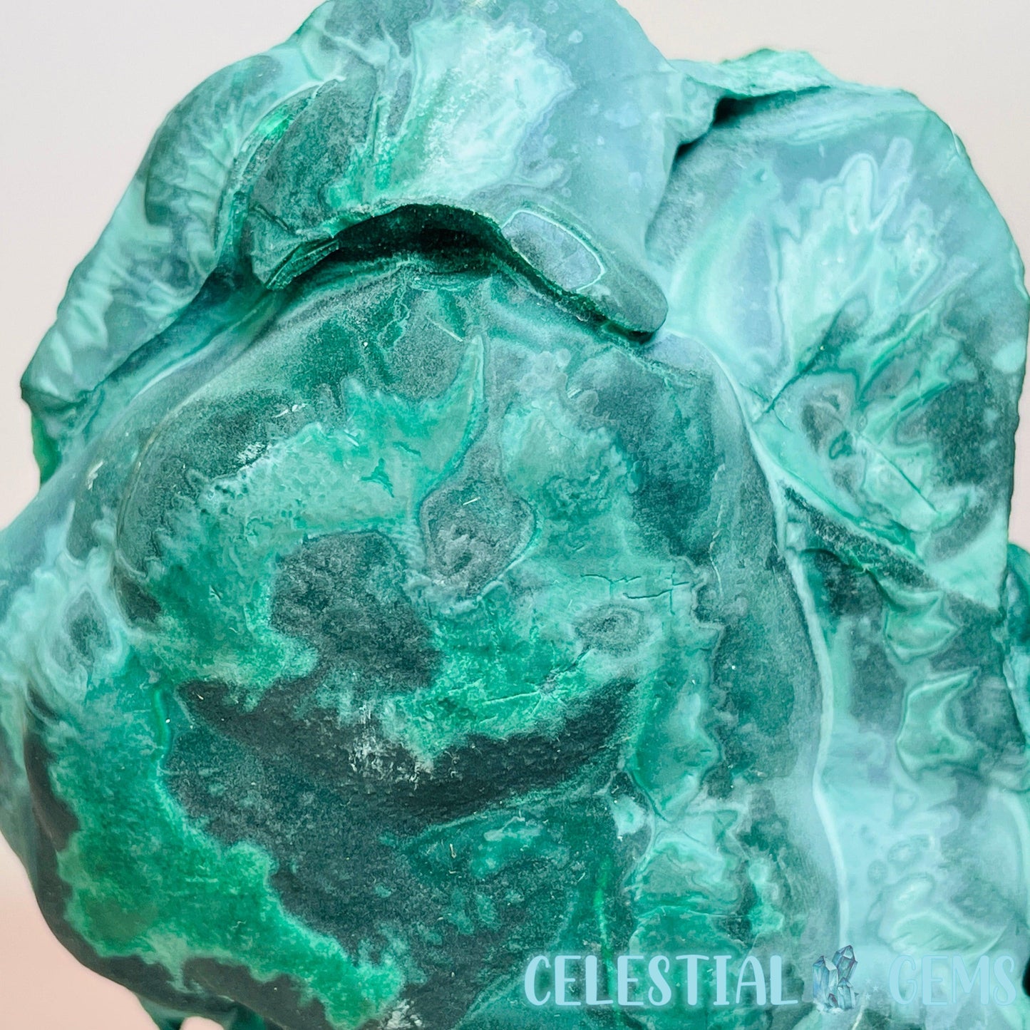 Botryoidal Malachite Medium Raw Chunk