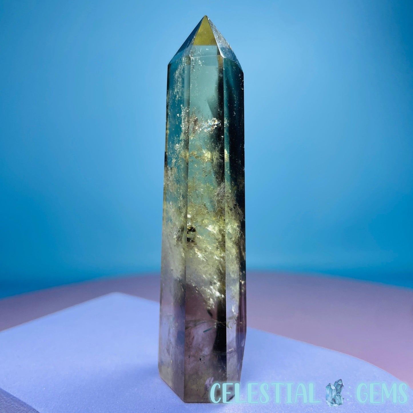 Natural Smoky Citrine Small Tower