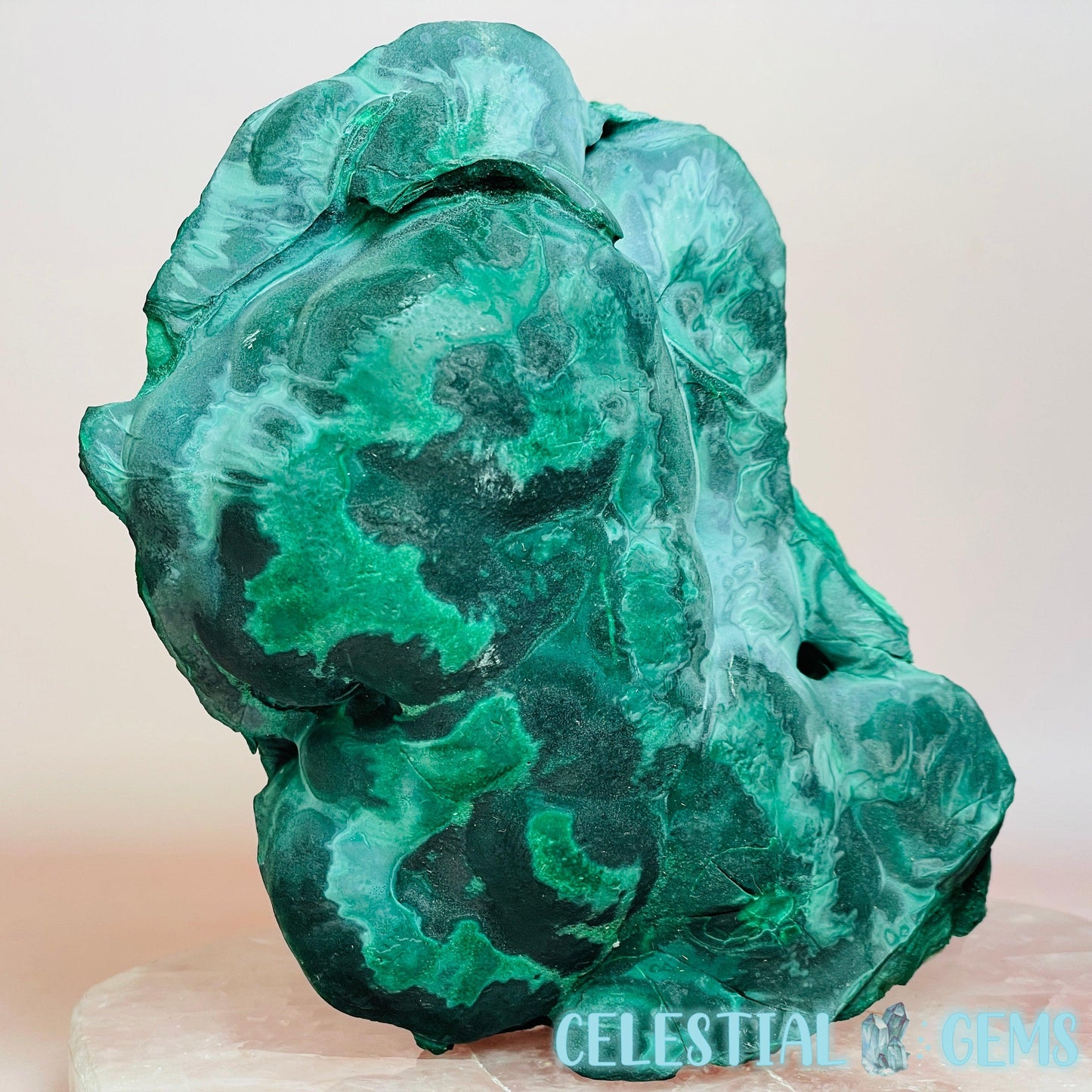 Botryoidal Malachite Medium Raw Chunk