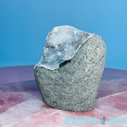 Mixed Zeolite Druzy Geode Medium Standing Freeform