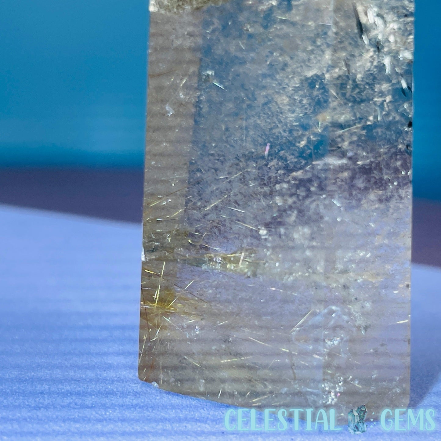 Rutilated Smoky Quartz Small Tower