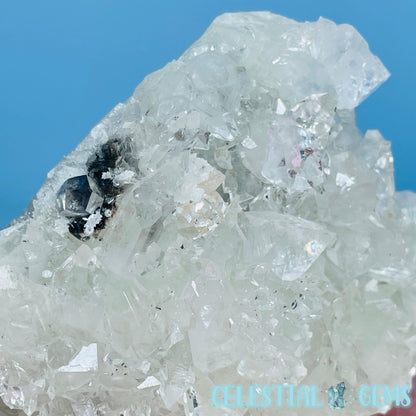 A Grade Diamond Apophyllite + Heulandite Medium Cluster