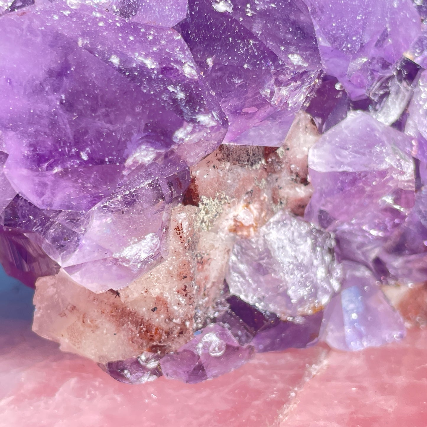 Dark Amethyst Medium Standing Cluster (Video)