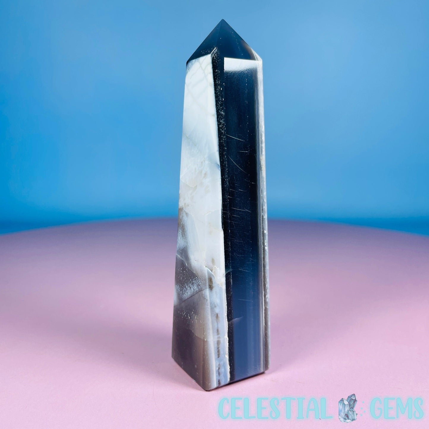 Owhyee Blue Opal Obelisk Small Tower