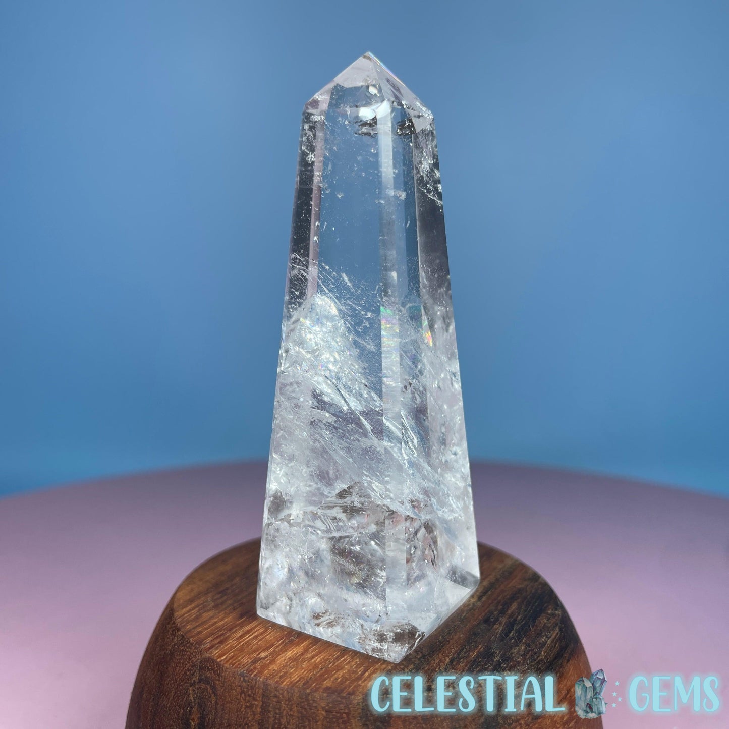 Clear Quartz Small Obelisk Tower