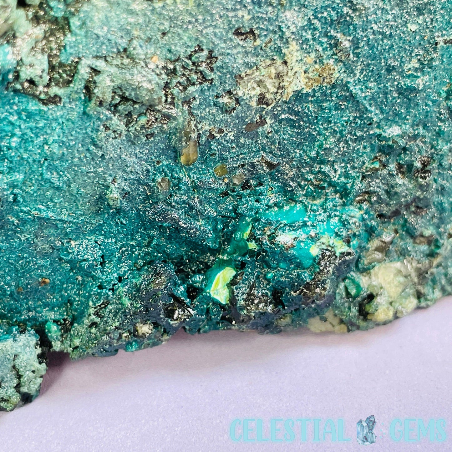 Gem Silica + Quartz + Chrysocolla Raw Medium Cluster Chunk