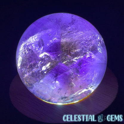 A Grade Bolivian Phantom Ametrine Medium Sphere (Video)