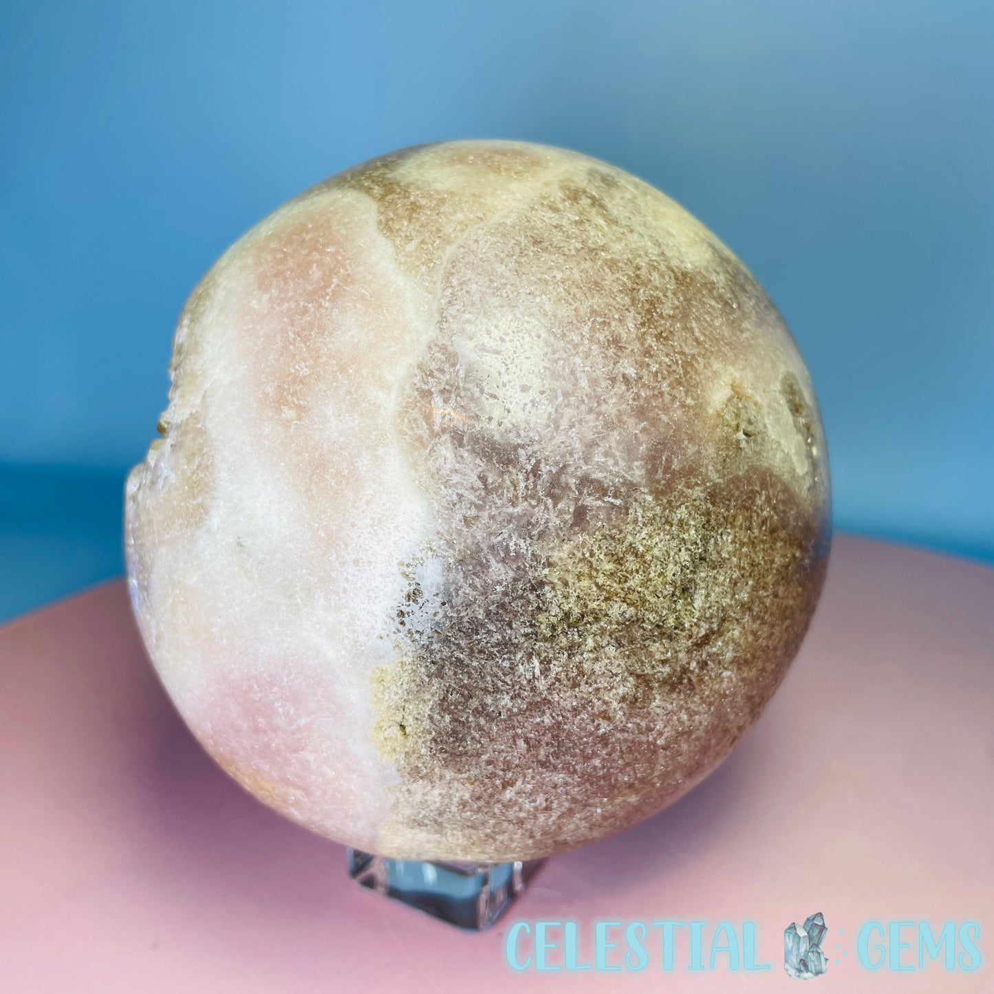 Pink Druzy Amethyst XXL Sphere 1.88kg