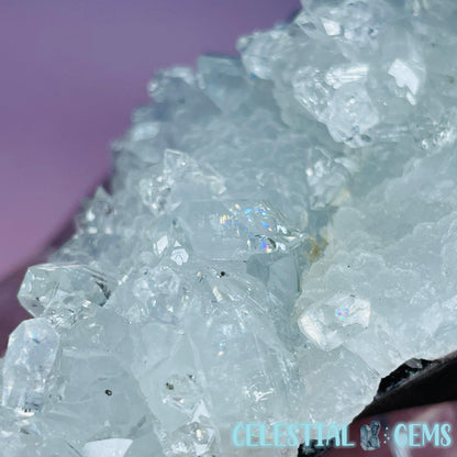 A Grade Diamond Apophyllite + White Chalcedony Medium Cluster