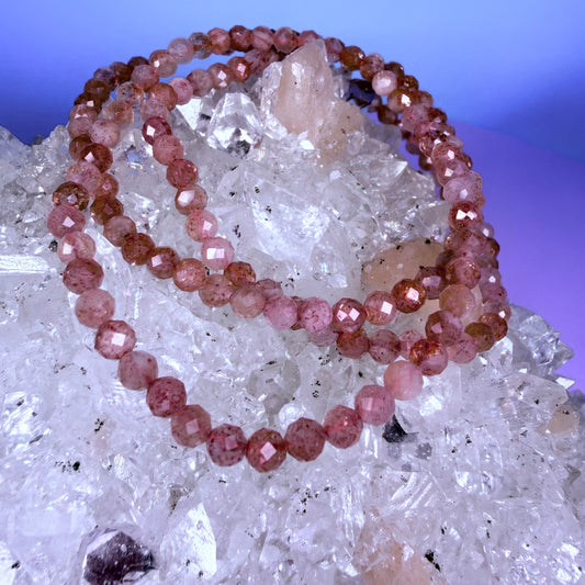 Arusha Sunstone Faceted 4mm Bracelet