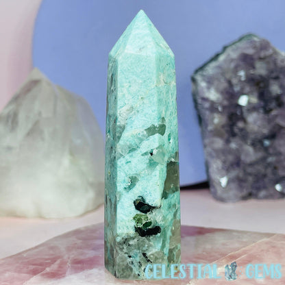 Amazonite + Smoky Quartz Small Tower