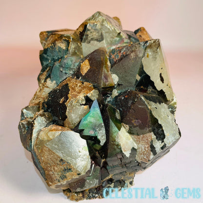 Goethite-Coated Quartz Large-Toothed Point Formation