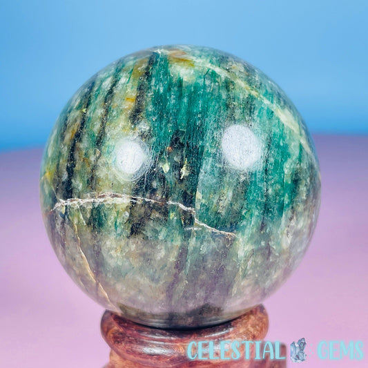 Green Kyanite Schist Medium Sphere