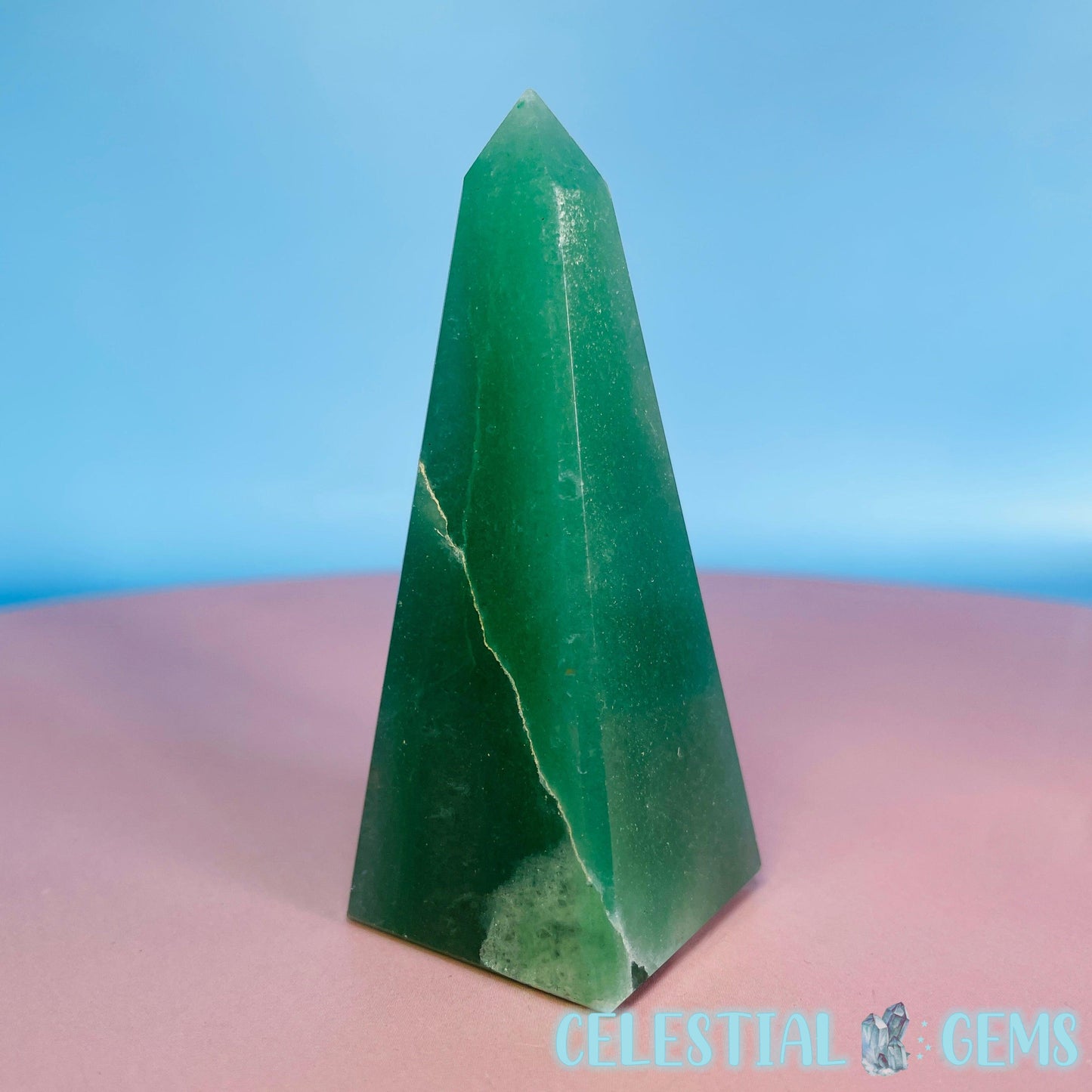 Green Aventurine Obelisk Small-Medium Tower