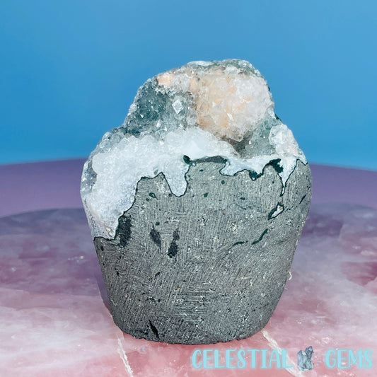 Mixed Zeolite Druzy Geode Medium Standing Freeform