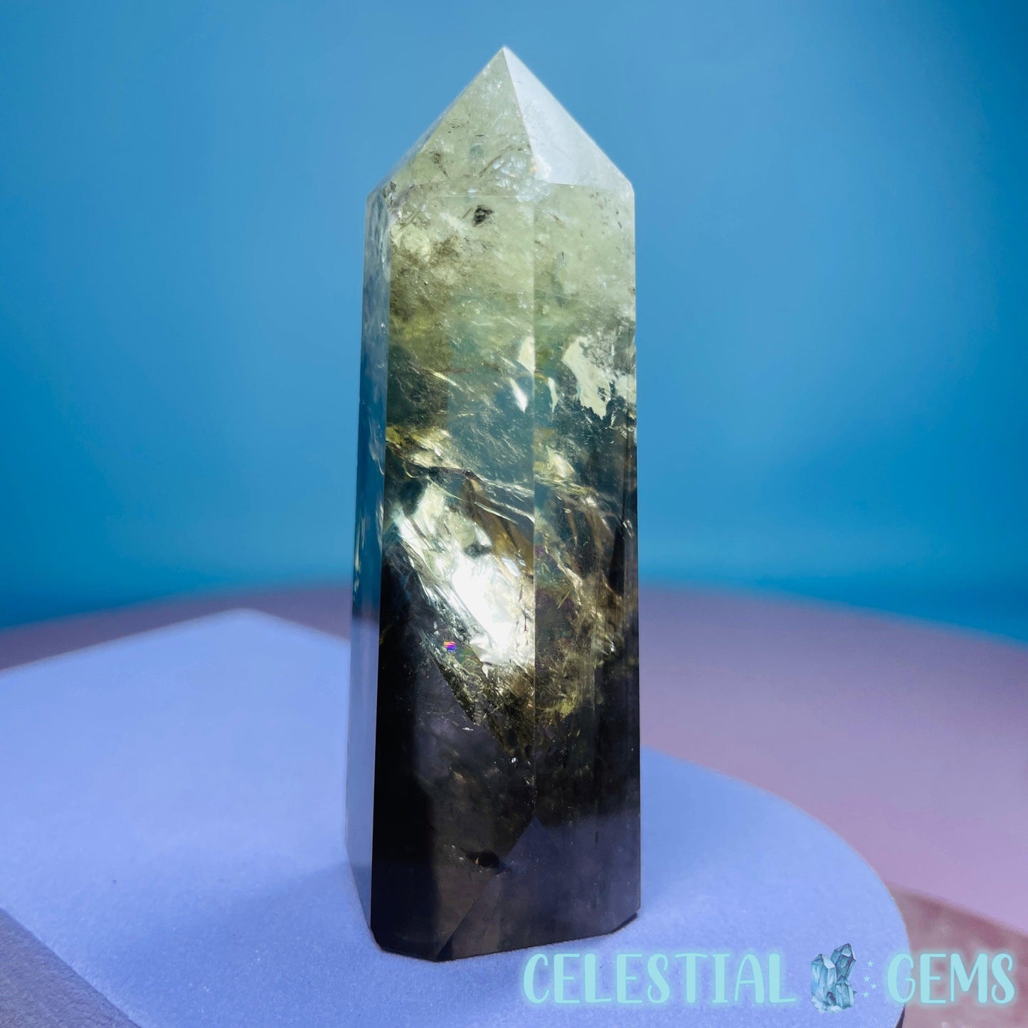 Natural Smoky Citrine Small Tower