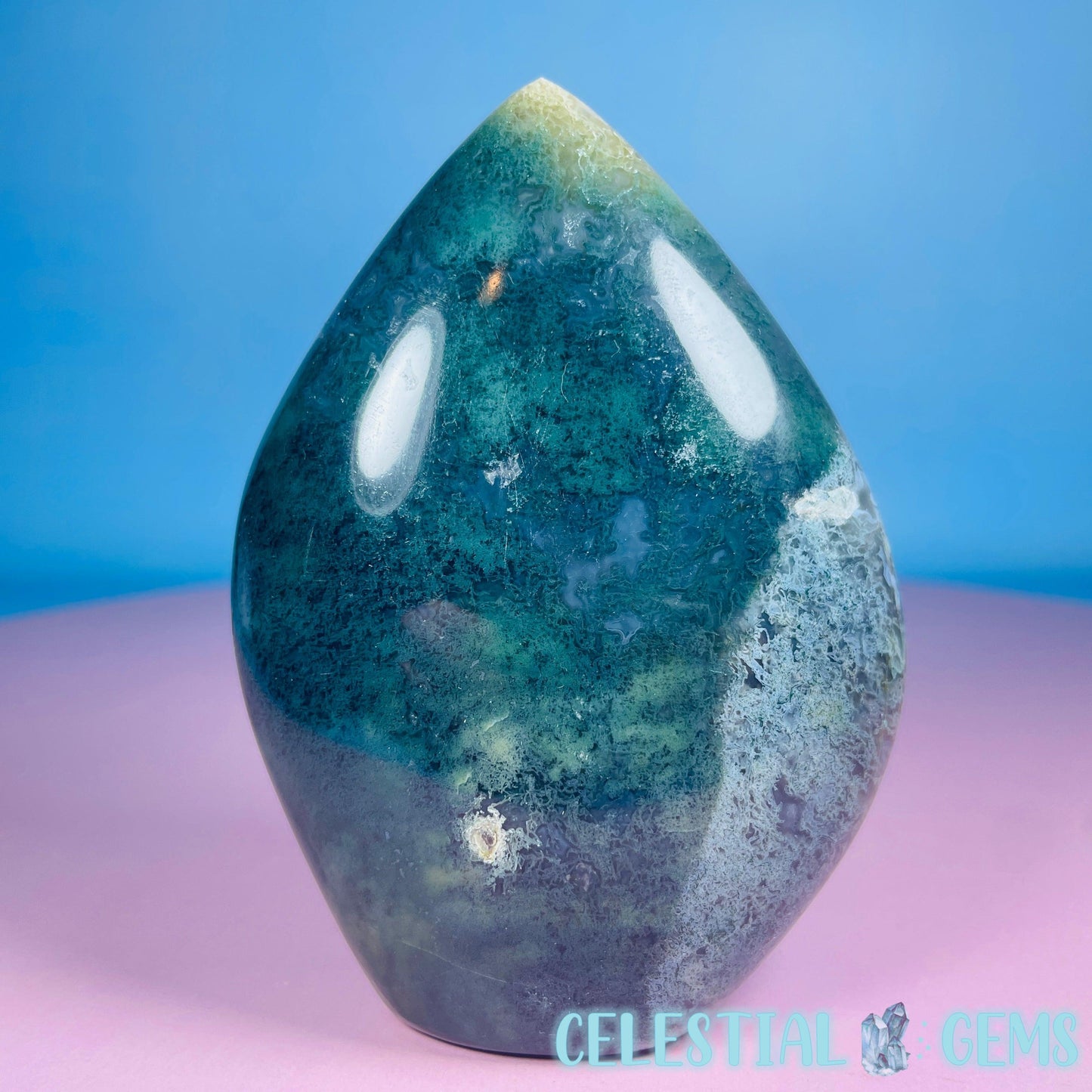 Moss Agate Medium Freeform