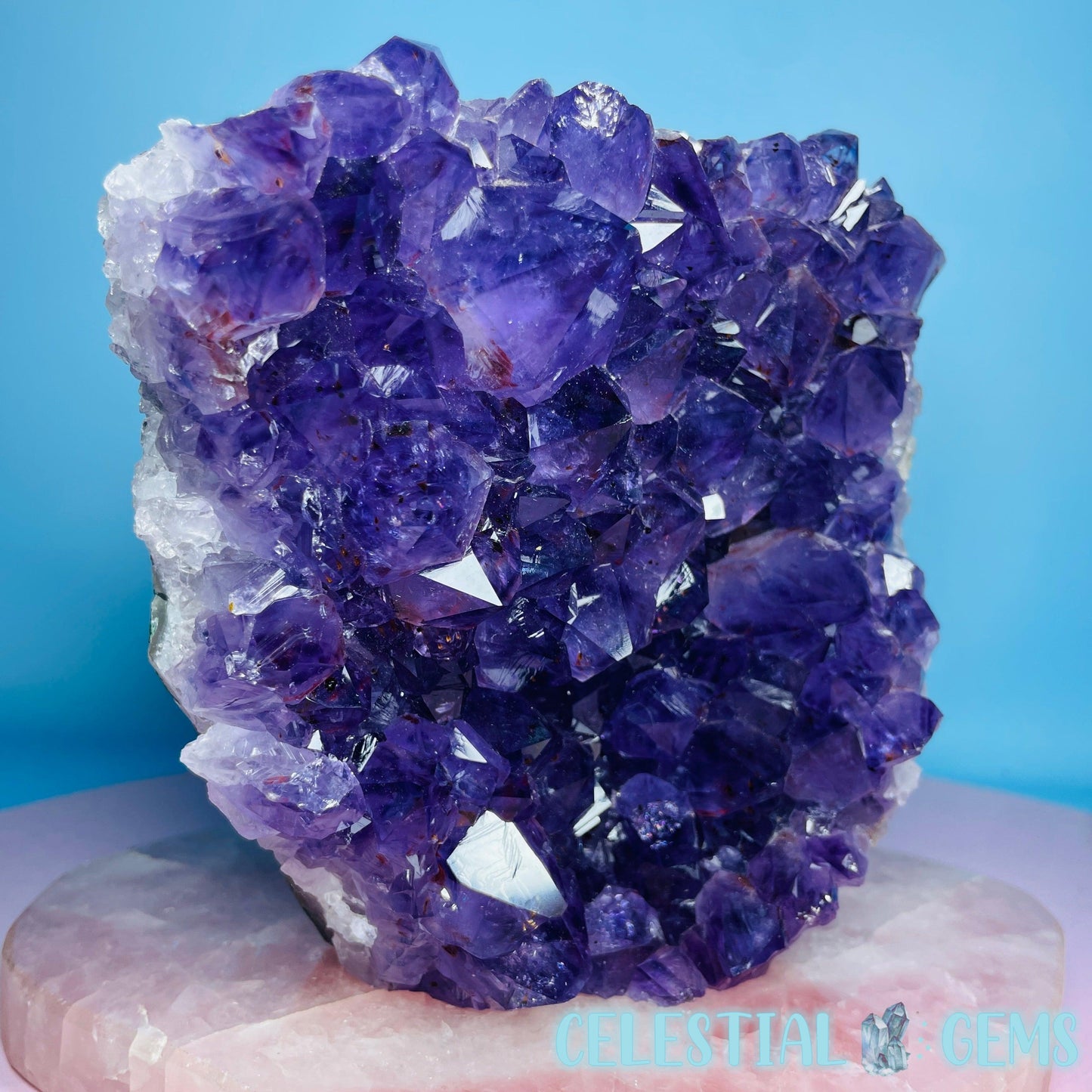 Dark Amethyst Large Cluster Freeform