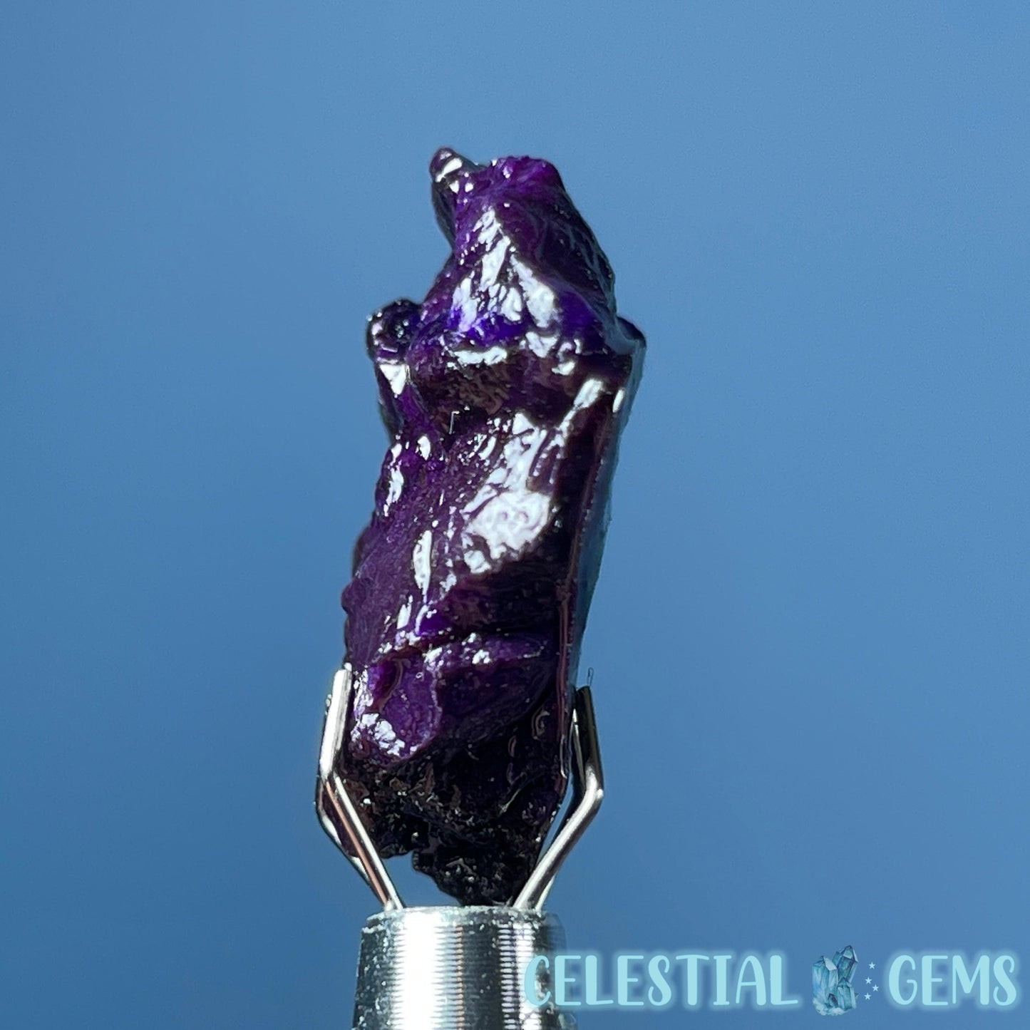 Rare Sugilite Raw Mini Crystal in Specimen Pottle