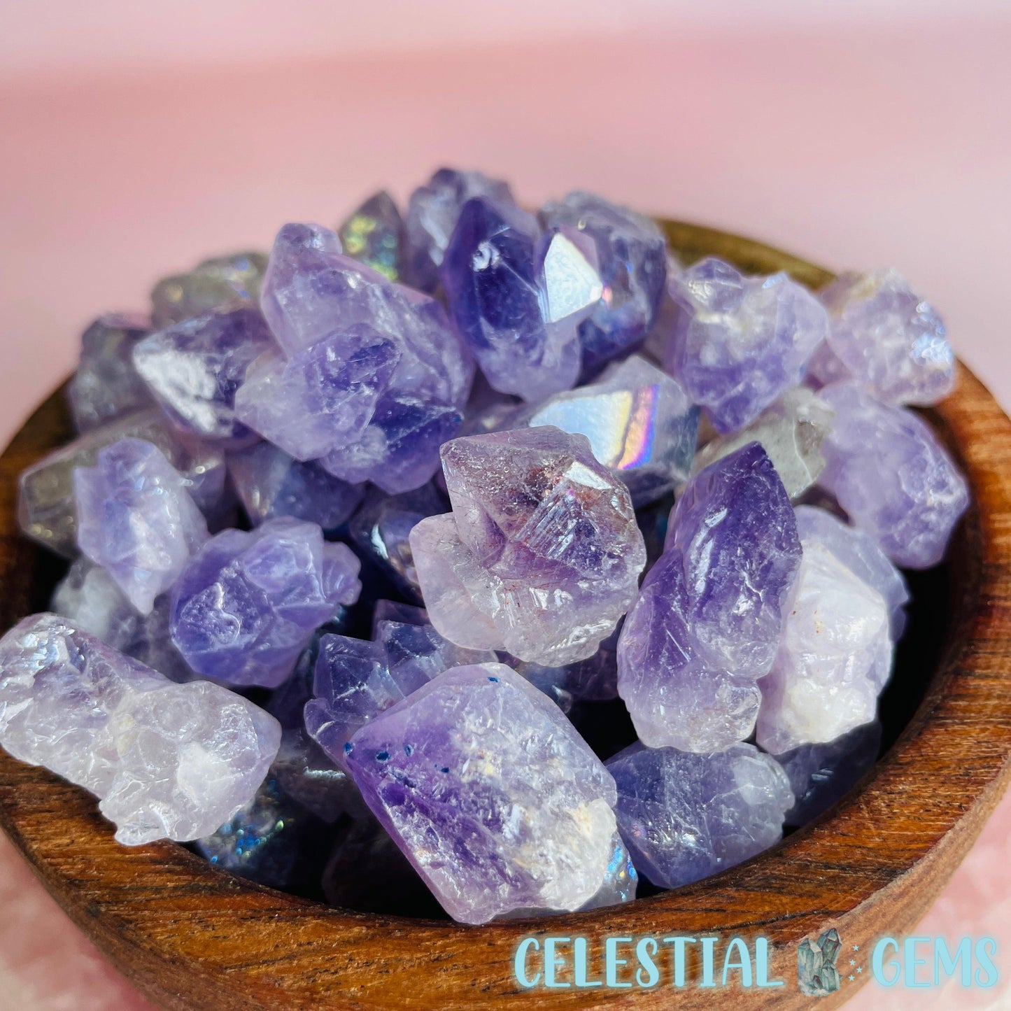 Aura Amethyst Mini Point