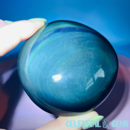 Rainbow Obsidian Star Medium Carving (Video)