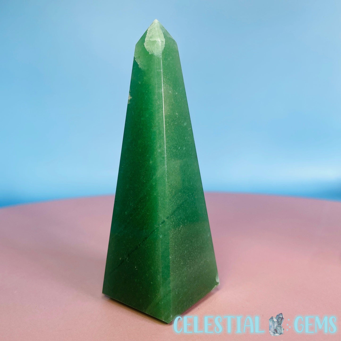 Green Aventurine Obelisk Small-Medium Tower