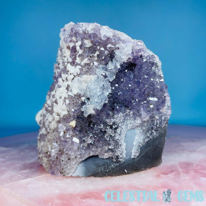 Amethyst, Microcline + Agate Medium Cluster Freeform