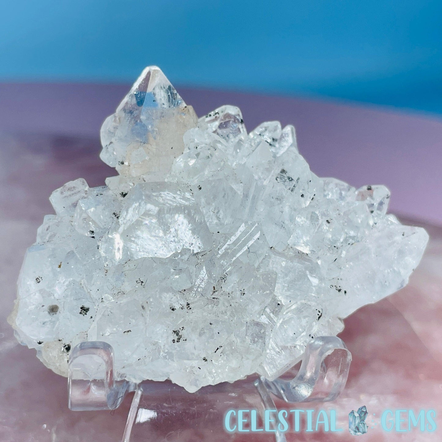 A Grade Diamond Apophyllite Mini Cluster