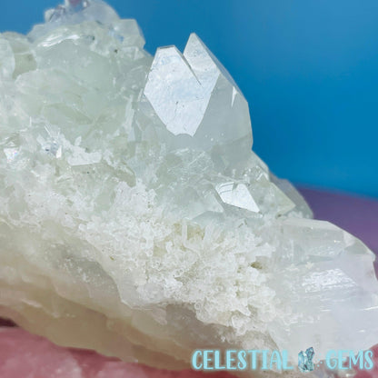 A Grade Diamond Apophyllite + White Chalcedony Medium Cluster