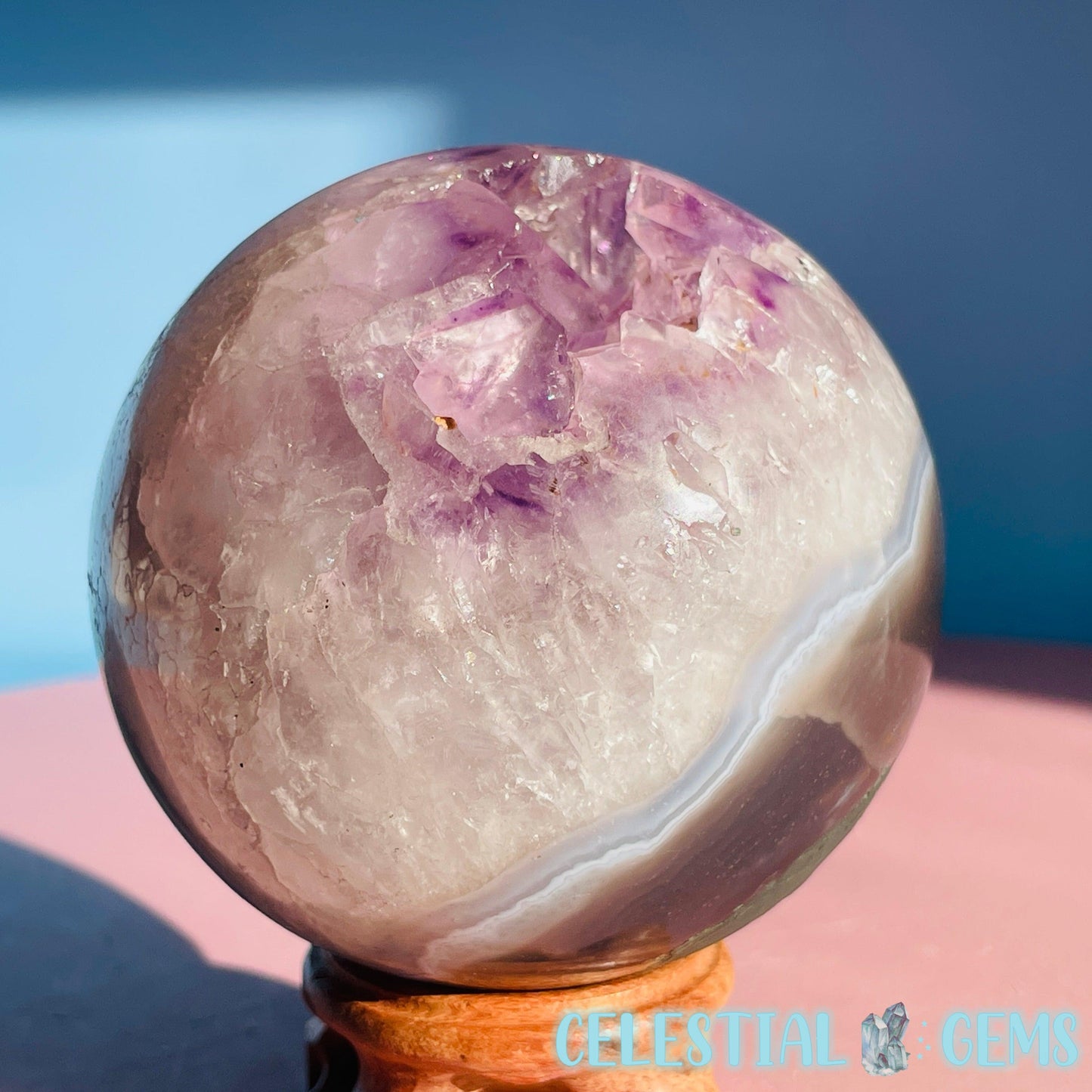 Druzy Amethyst Large Sphere