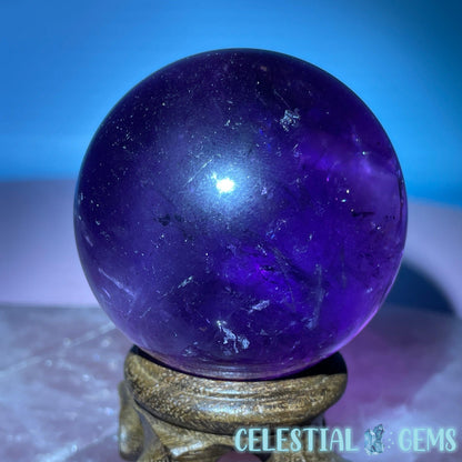 A Grade Bolivian Phantom Ametrine Medium Sphere (Video)