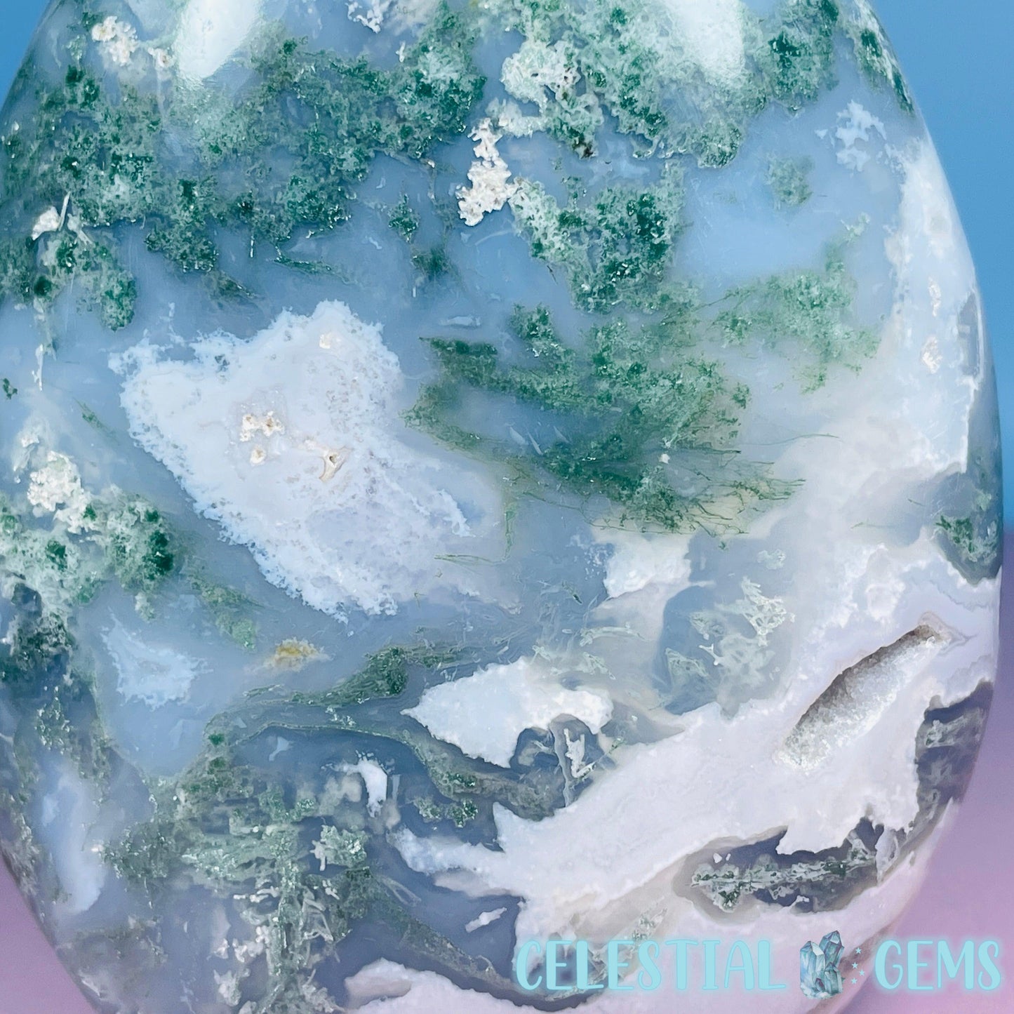 Moss Agate Medium Freeform