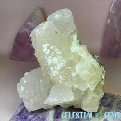 Mangano Calcite Stepped Medium Cluster Specimen D (UV Glow!)