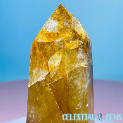 High Grade Golden Healer Quartz Medium Tower