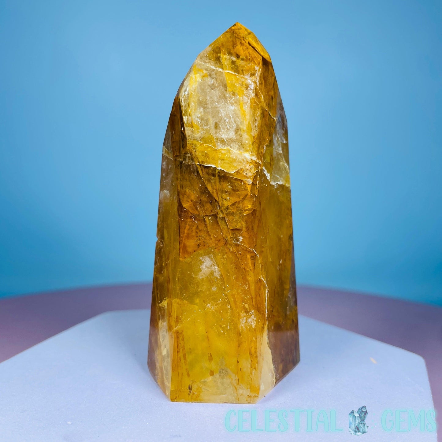 High Grade Golden Healer Quartz Medium Tower