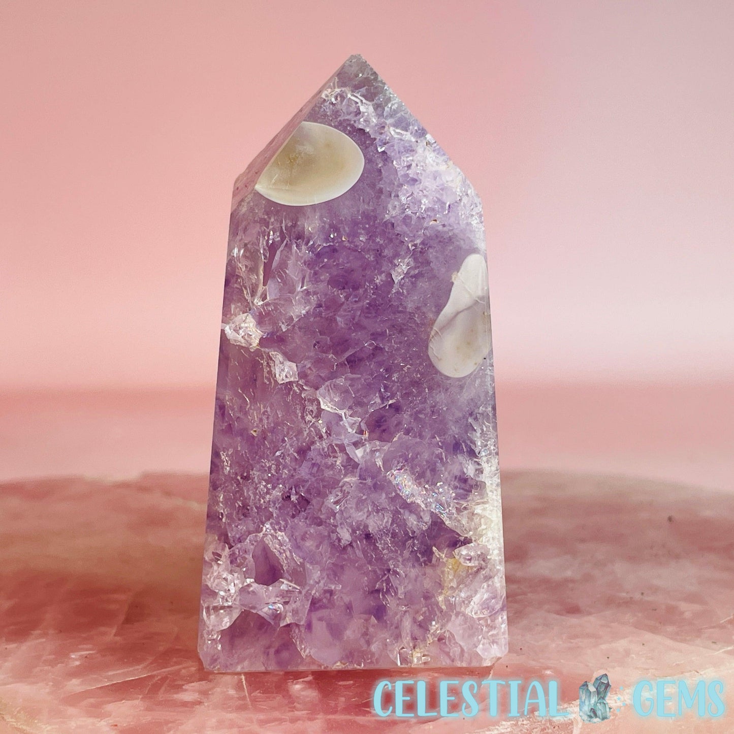 Polished Amethyst Agate Small Tower