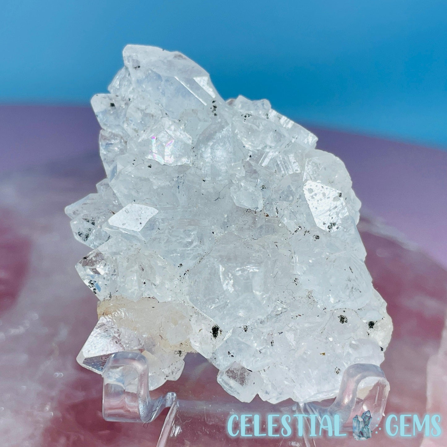 A Grade Diamond Apophyllite Mini Cluster