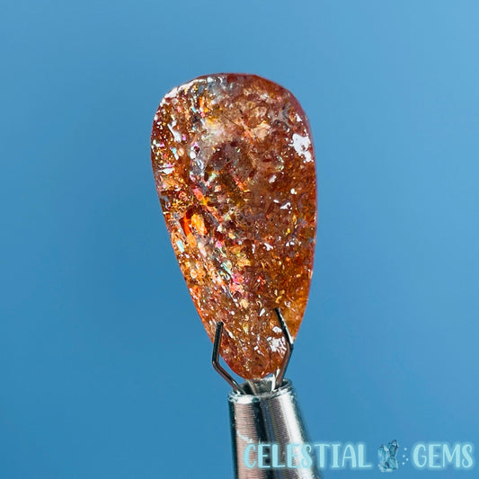 A Grade Arusha Sunstone Raw Mini Gemstone in Specimen Pottle (Video)