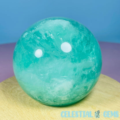 Green Fluorite Medium Sphere (UV Reactive)