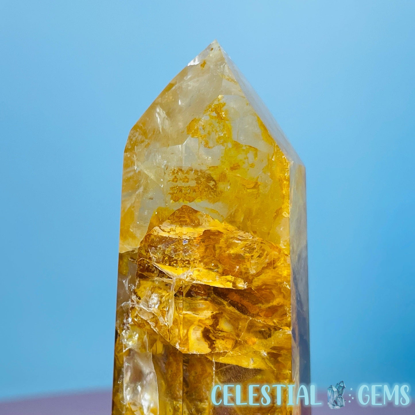 High Grade Golden Healer Quartz Medium Tower