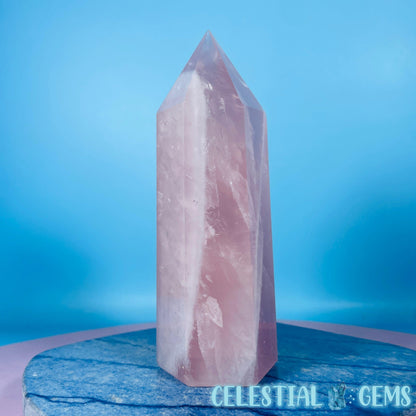 High Grade Rose Quartz Medium Chunky Tower