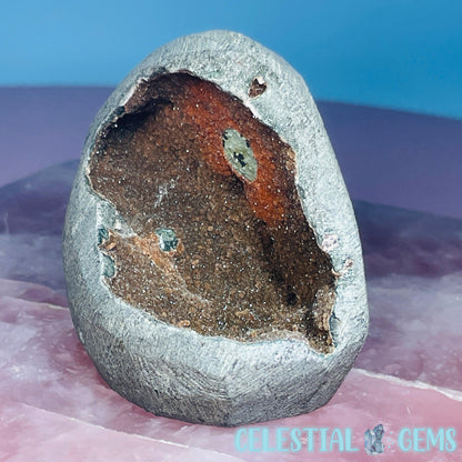 Mixed Zeolite Druzy Geode Small Standing Freeform