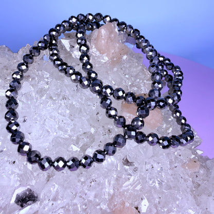 Terahertz Faceted 4mm Bracelet