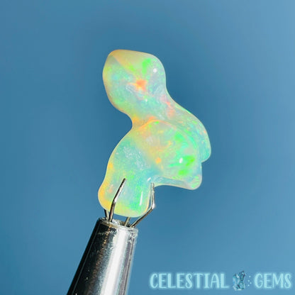 AAA Ethiopian 'Fire' Welo Opal Polished Mini Crystal in Specimen Pottle (Video)